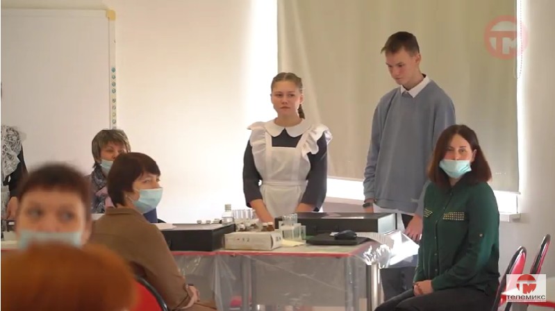 Открытый урок провели в школе села Корсаковки